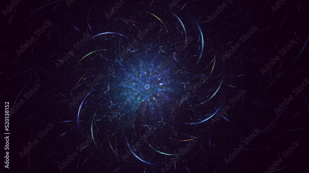 3D rendering abstract round light background 3D rendering abstract round light background