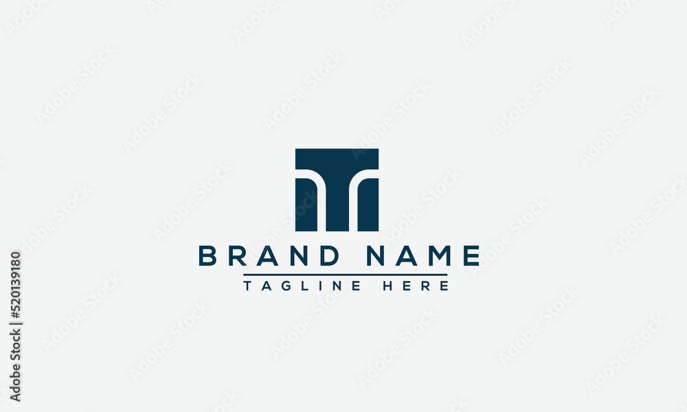 Logo design letter MT . Elegant modern. Vector template. Stock Vector ...