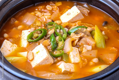 Rich Soybean Paste Stew (Cheongguk jang jjigae) photo