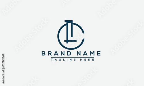 Logo design letter LC . Elegant modern. Vector template.