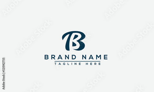 Logo design letter TB . Elegant modern. Vector template.