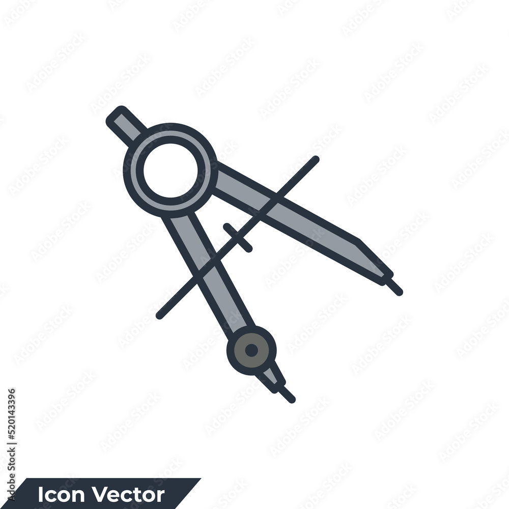 divider icon logo vector illustration. compass divider symbol template for graphic and web design collection divider icon logo vector illustration. compass divider symbol template for graphic and web design collection