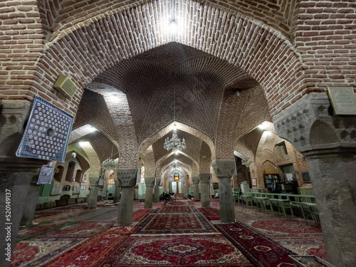 The mosque in Iran's northwestern city of Oroumiyeh  was constructed in Qajar era (1785-1925) by Abdul Samad Khan, forefather of Azim al-Saltaneh Sardar. photo
