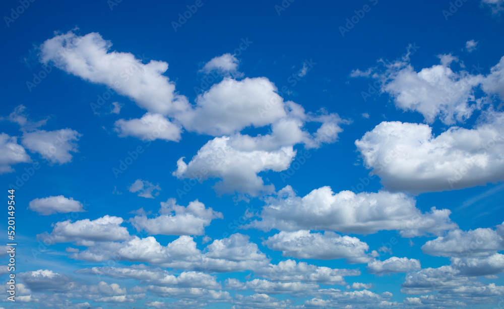 Blue sky background with clouds on sunny day. Blue sky background with clouds on sunny day.