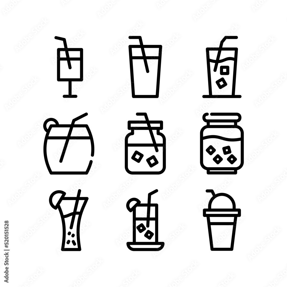 juice icon or logo isolated sign symbol vector illustration - high quality black style vector icons
