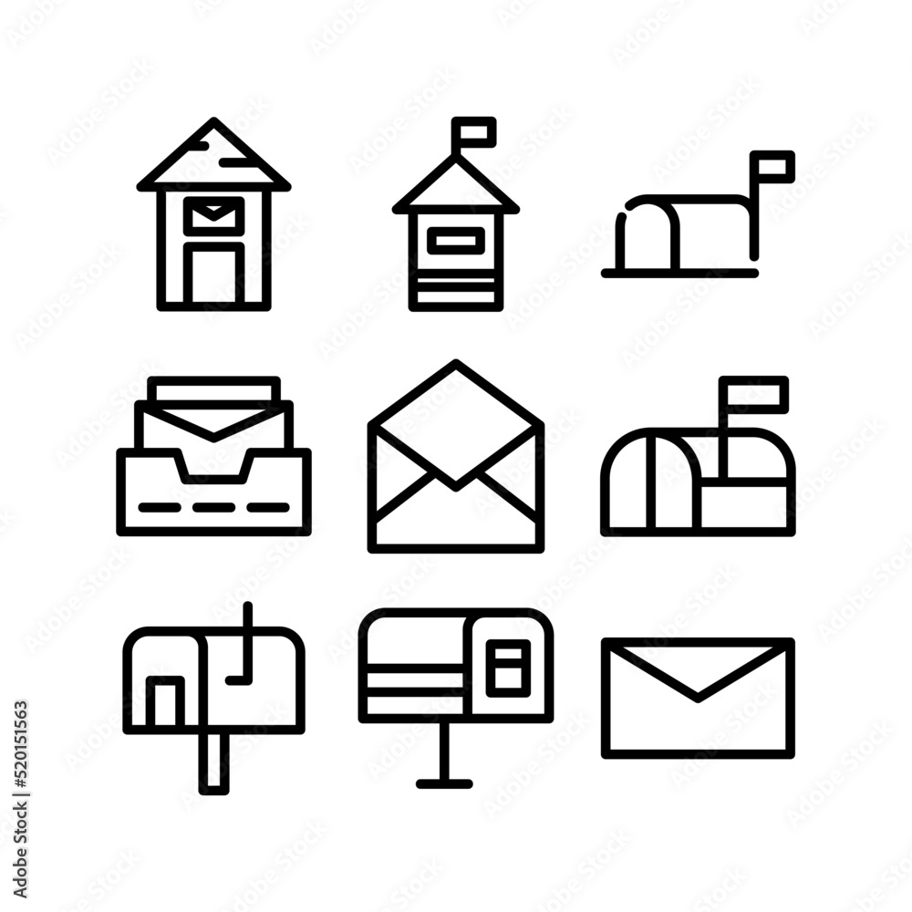 mail box icon or logo isolated sign symbol vector illustration - high quality black style vector icons
mail box icon or logo isolated sign symbol vector illustration - high quality black style vector icons