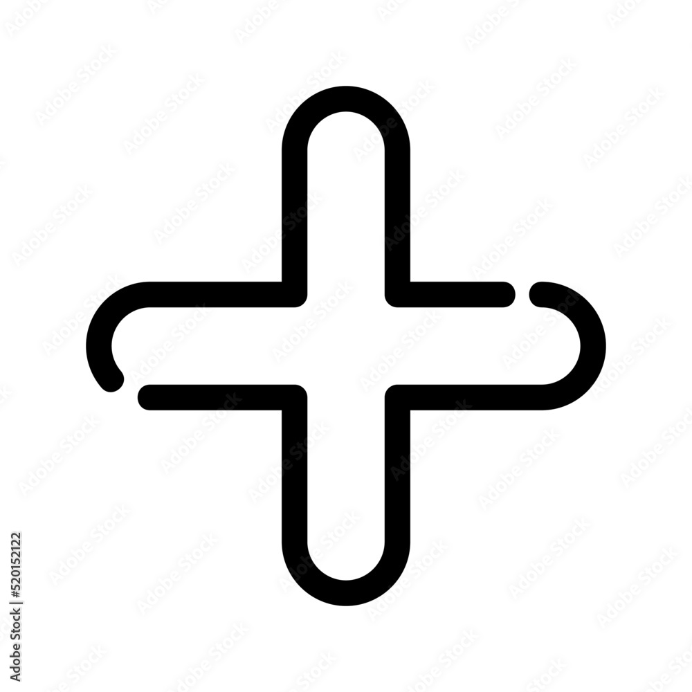 Obraz premium add icon or logo isolated sign symbol vector illustration - high quality black style vector icons 