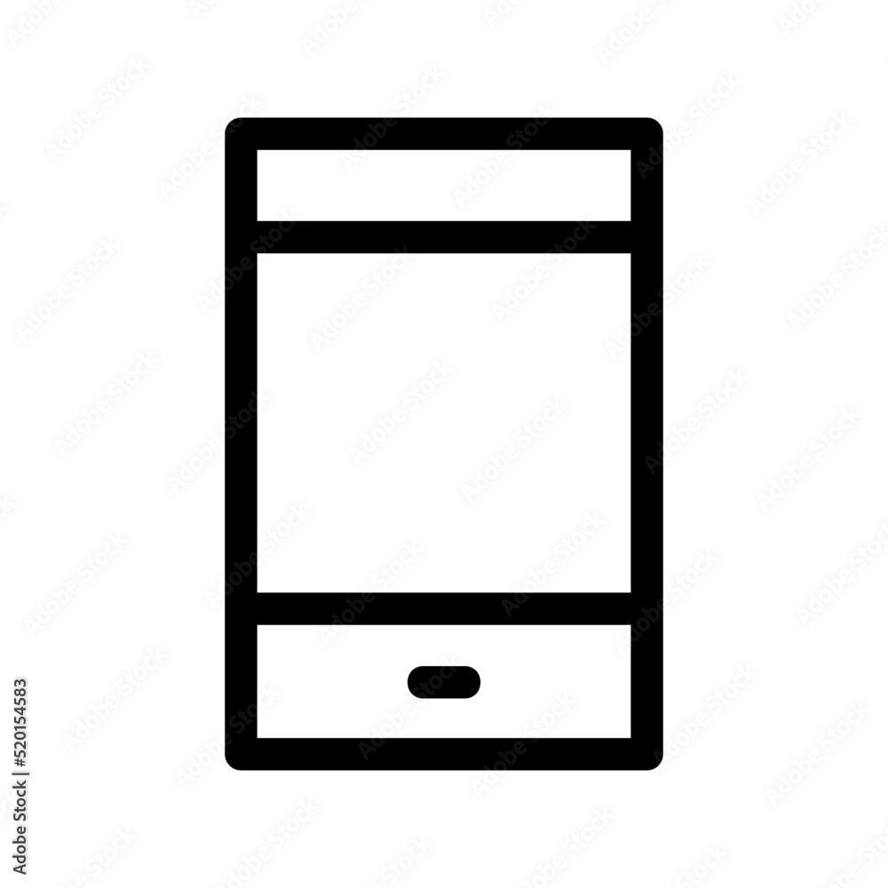 mobile icon or logo isolated sign symbol vector illustration - high quality black style vector icons
