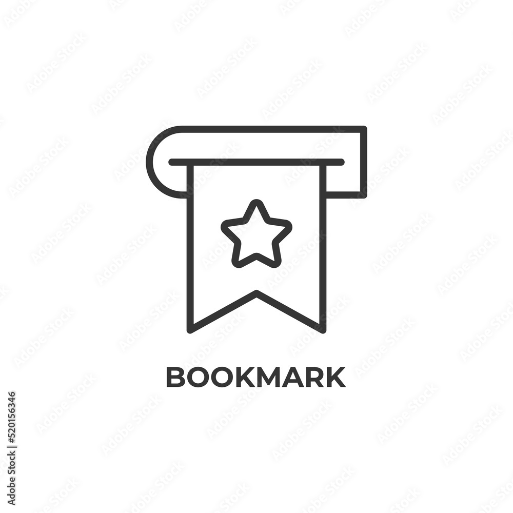 bookmark line icon. linear style sign for mobile concept and web design. Outline vector icon. Symbol, logo illustration. Vector graphics bookmark line icon. linear style sign for mobile concept and web design. Outline vector icon. Symbol, logo illustration. Vector graphics
