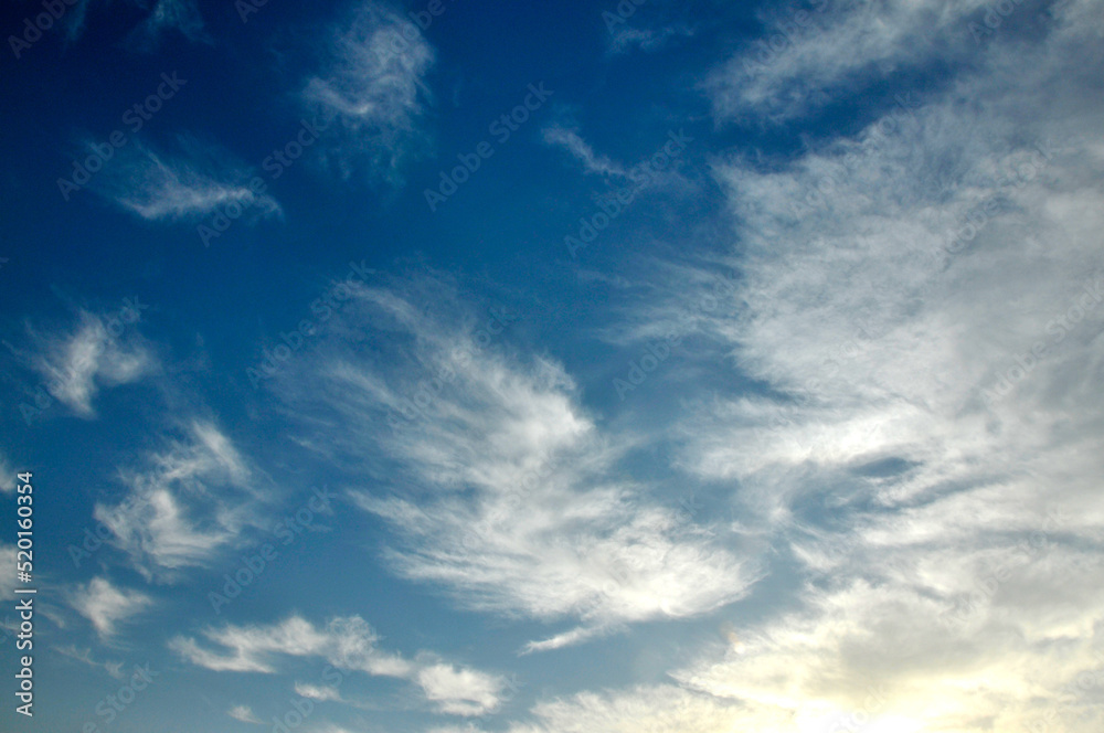 Obraz premium blue sky with clouds