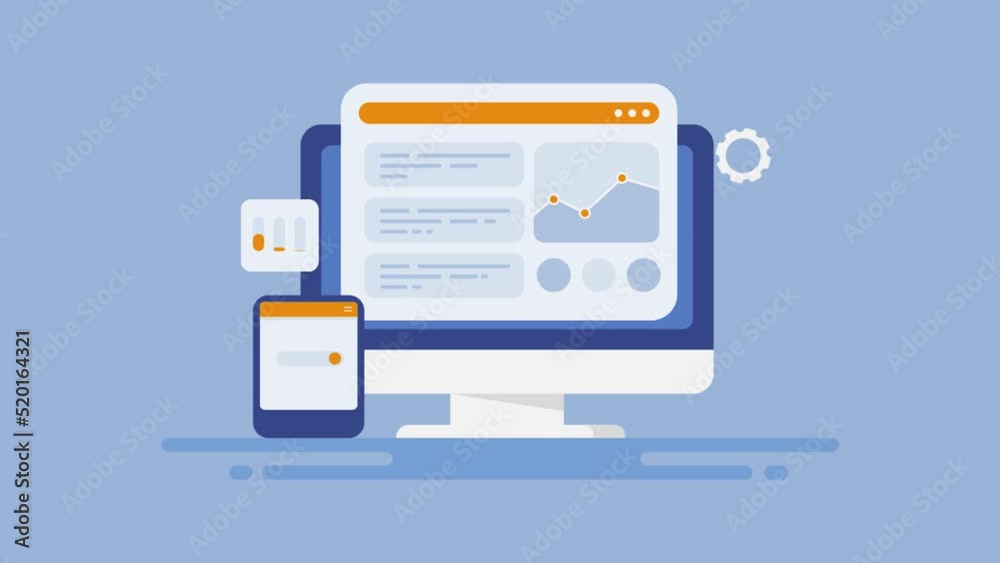 SEO analysis, search marketing report, business data analytics video animation concept. SEO analysis, search marketing report, business data analytics video animation concept.