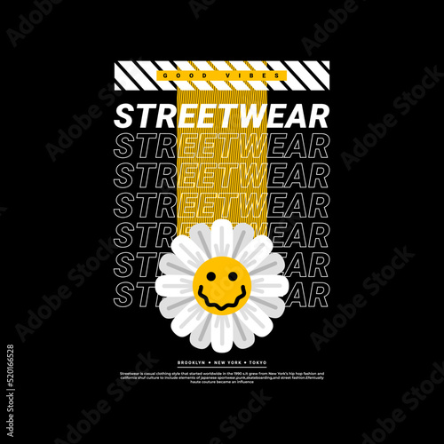 Good vibes streetwear t-shirt design, suitable for screen printing, jackets and others