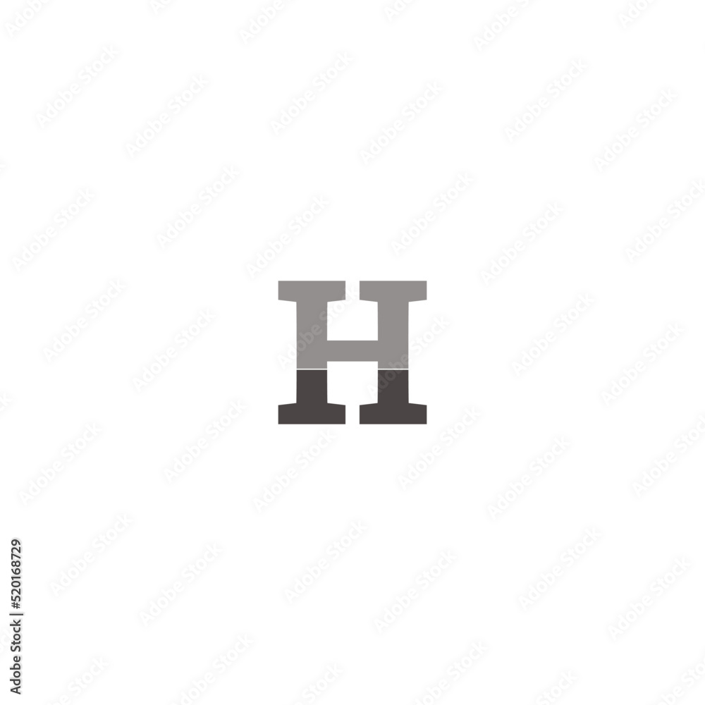 letter H  logo vector illustration