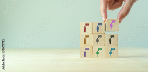 Consumer feedback concept.  Customer satisfaction evaluation for improving and developing product and service. Customer centric.  Customer relationship management and retention. Customer engagement.