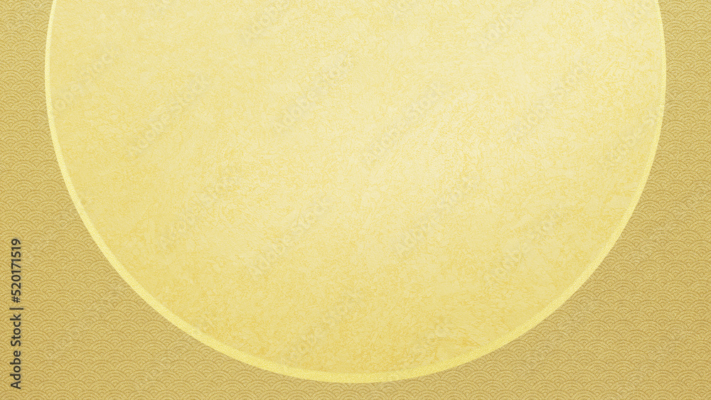 Golden oriental background material using traditional patterns Golden oriental background material using traditional patterns