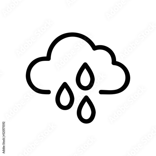 Weather icon logo. Weather forecast icon