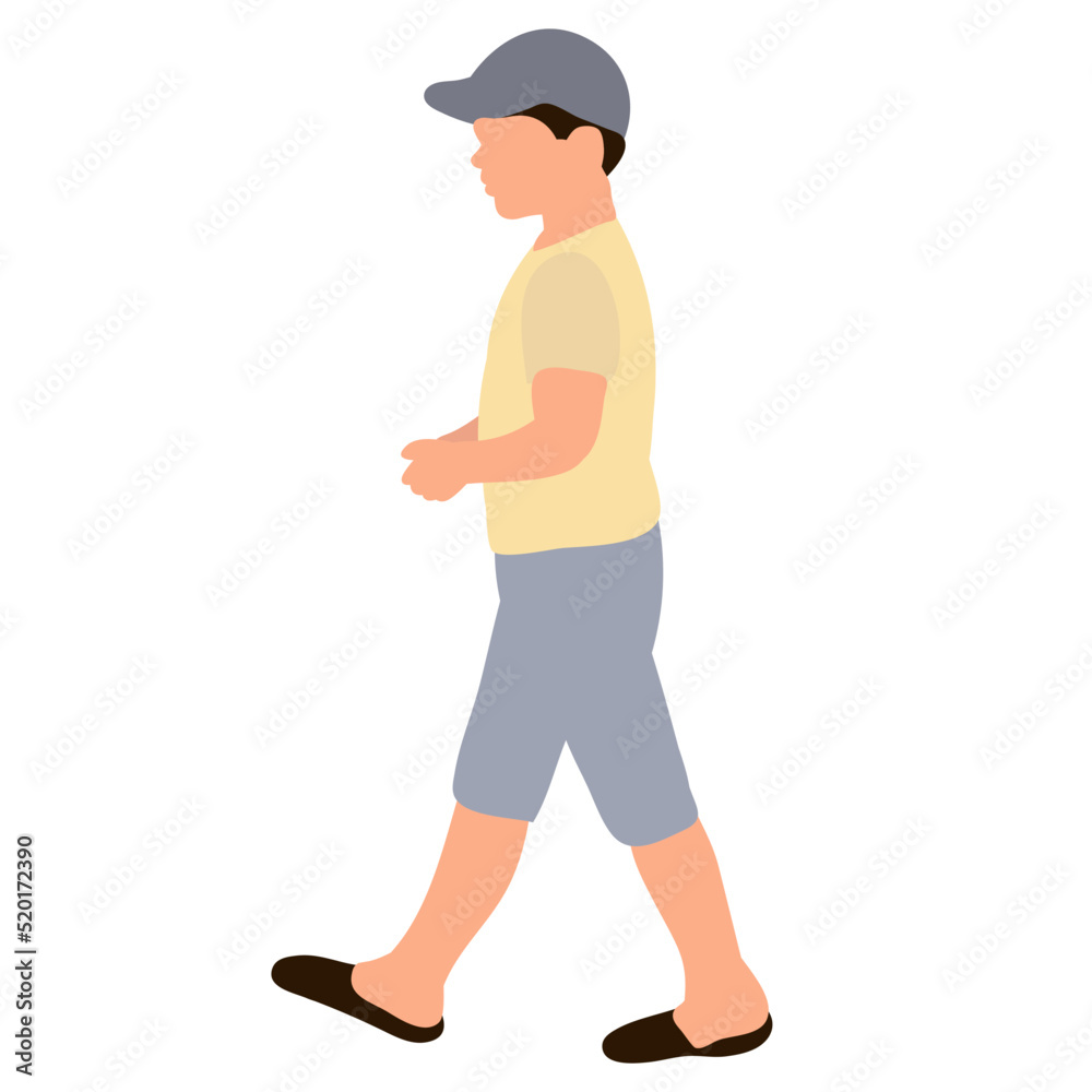 boy in flat style, isolated, vector boy in flat style, isolated, vector