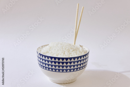 bowl of rice on the table