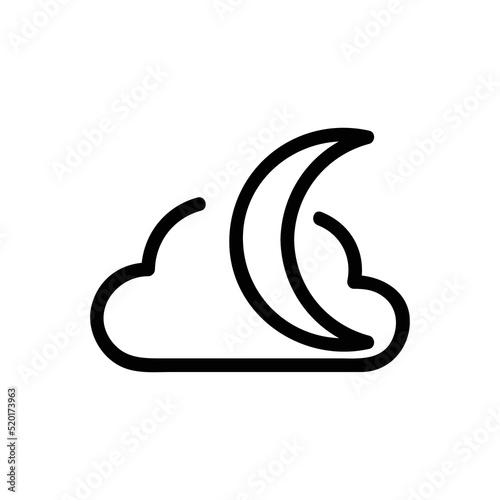 Weather icon logo. Weather forecast icon