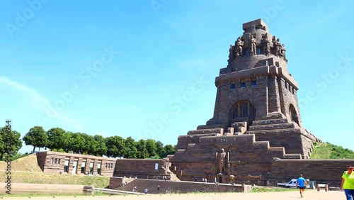 monument to the battle of nations in Leipzig Germany