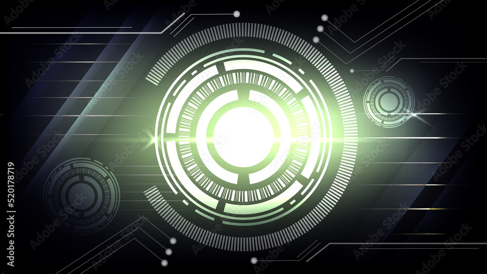 Digital technology abstract yellow green background Digital technology abstract yellow green background
