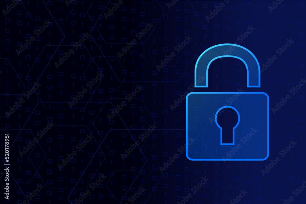 Cyber security technology concept , Shield With Keyhole icon with world map background , personal data , vector illustration.