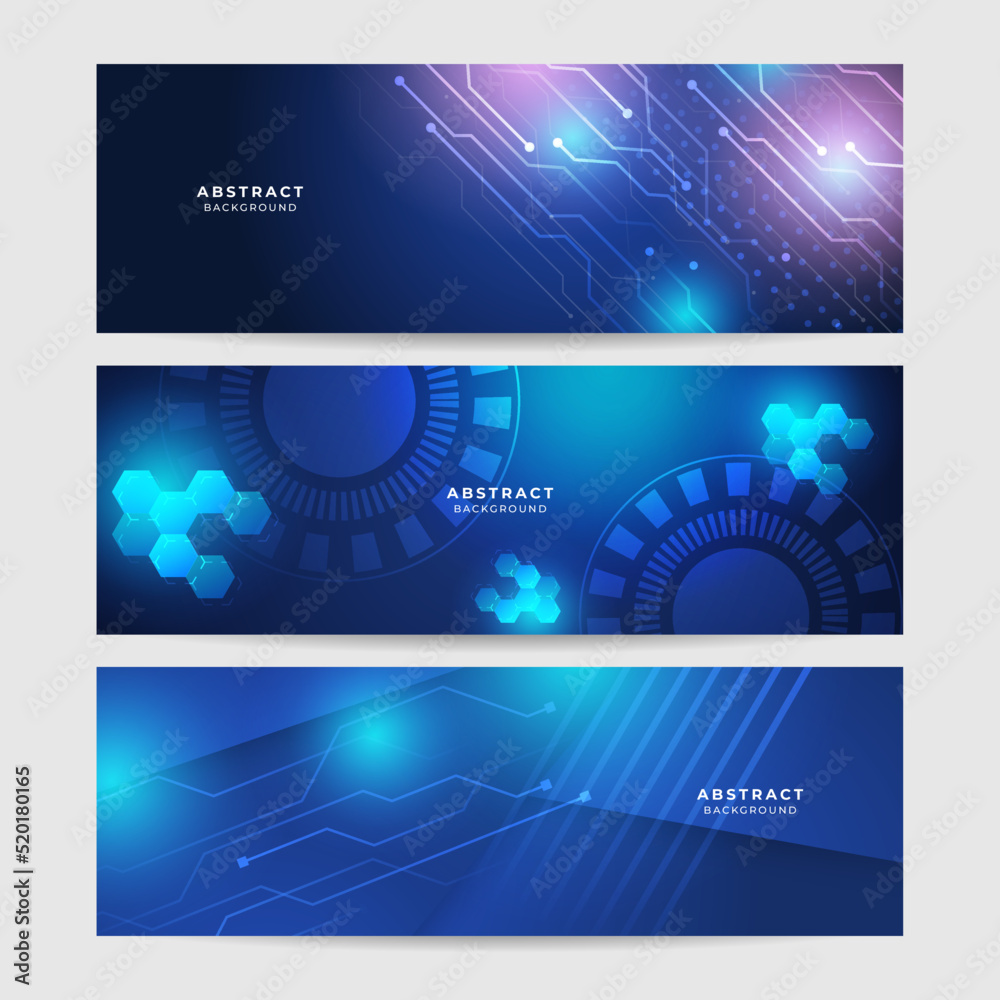 Fototapeta premium Artificial intelligence tech background. Digital technology, deep learning and big data concept. Abstract visual for screen template. Geometric artificial intelligence tech backdrop.
