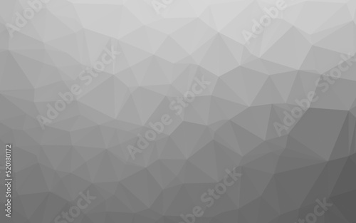 Fototapeta Naklejka Na Ścianę i Meble -  Light Silver, Gray vector shining triangular template.