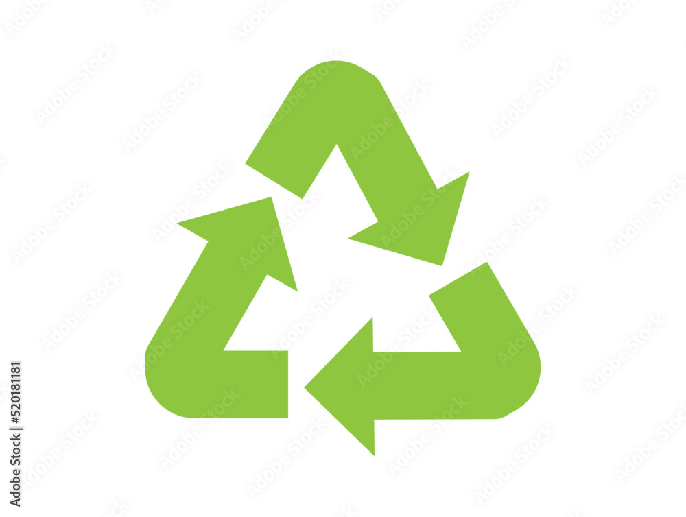 Recycle icon vector Green triangular eco recycle icons Recycle icon vector Green triangular eco recycle icons