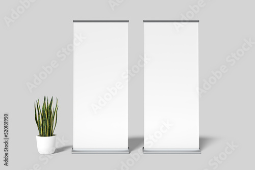 Rollup Banner Blank Mockup