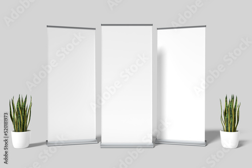 Rollup Banner Blank Mockup