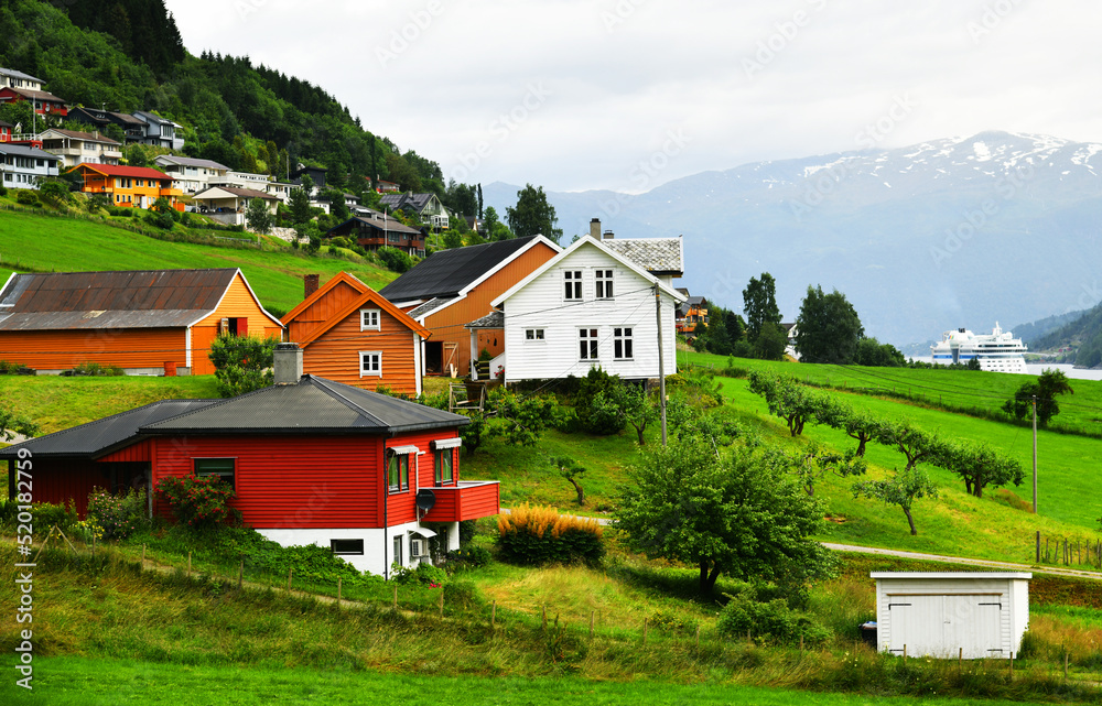 Vik is a municipality in Vestland county, Norway. It is located on the southern shore of the Sognefjorden in the traditional district of Sogn.