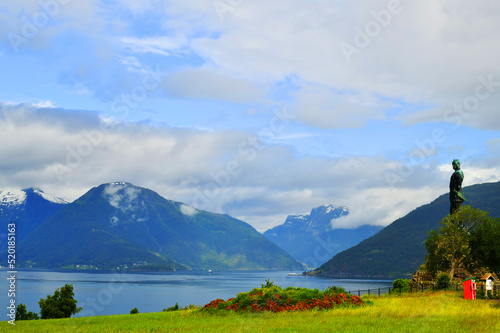 Vik is a municipality in Vestland county  Norway. It is located on the southern shore of the Sognefjorden in the traditional district of Sogn.