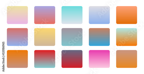 multicolor gradients vibrant combinations collection background