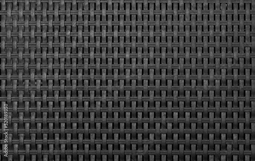 woven basket texture may used as background. Texture of woven plastic.