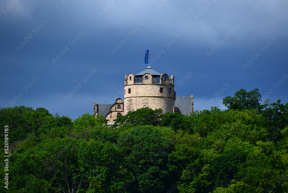 Historical Castle Oberschloss in the Town Kranichfeld, Thuringia