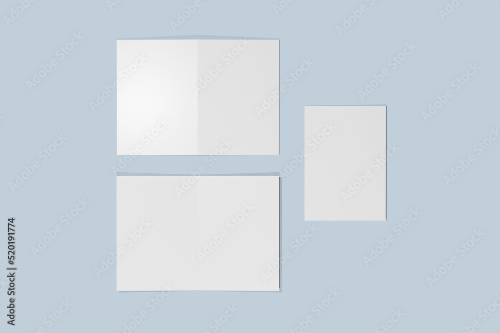 A4 Bifold Brochure Blank Mockup A4 Bifold Brochure Blank Mockup