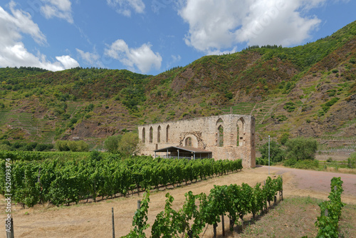 The monastery Stuben at the river Moselle  photo