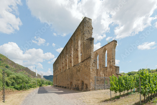 The monastery Stuben at the river Moselle 
