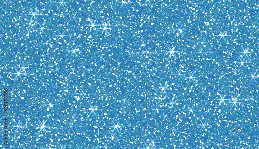 Obraz premium Abstract blue glitter sparkle bokeh light background, Blue glitter pattern seamless.