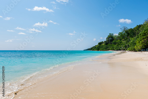 Carbonate (White) Sand Beach   Kalapathar Beach   Havelock Islands   Andaman & Nicobar Islands   2022   Series: Colors of Silence © Anupam