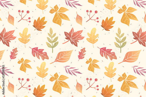 autumn leaf pattern