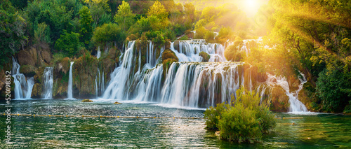 Waterfalls at Krka photo
