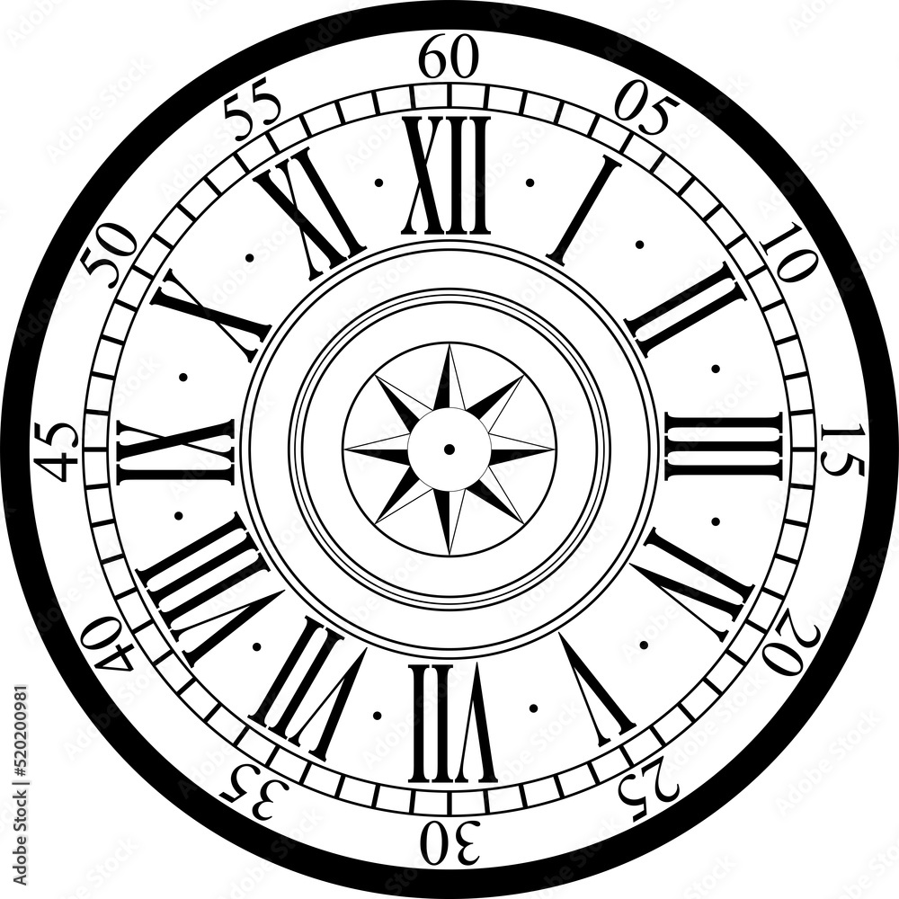 Hollow Transparent Roman Numeral Simple Watch