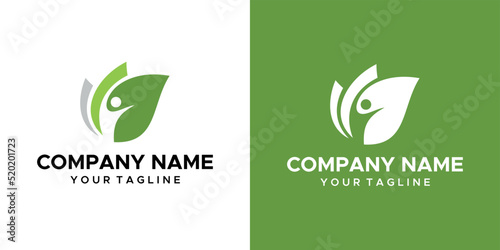 a graphic image on the theme of people growth. green and white background. vector graphics base.