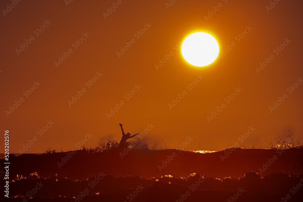 Success on the waves.