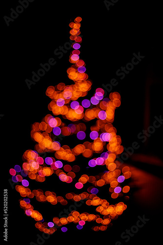 christmas tree with lights
