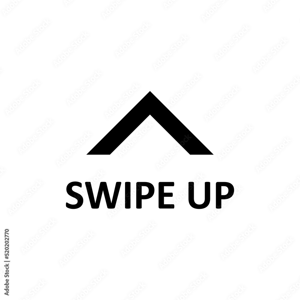 Swipe up icon. Arrow up for social media stories. Set of black swipe up icon. Scroll pictogram. Modern vector illustration isolated on white background. Swipe up icon. Arrow up for social media stories. Set of black swipe up icon. Scroll pictogram. Modern vector illustration isolated on white background.
