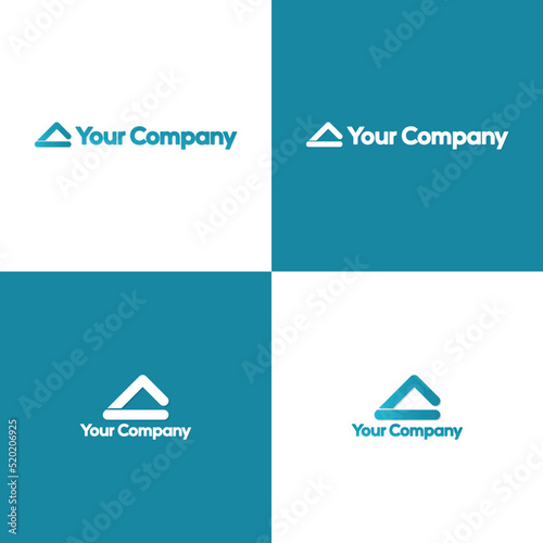 triangle business logo design