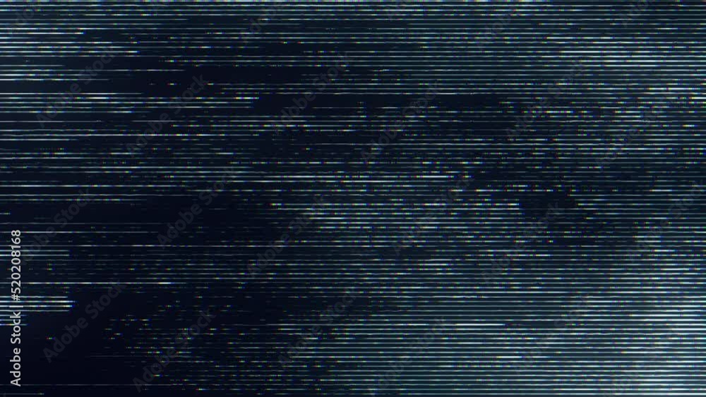 Unique Design Glitch noise static television VFX. Visual video effects stripes background, CRT tv screen no signal glitch effect